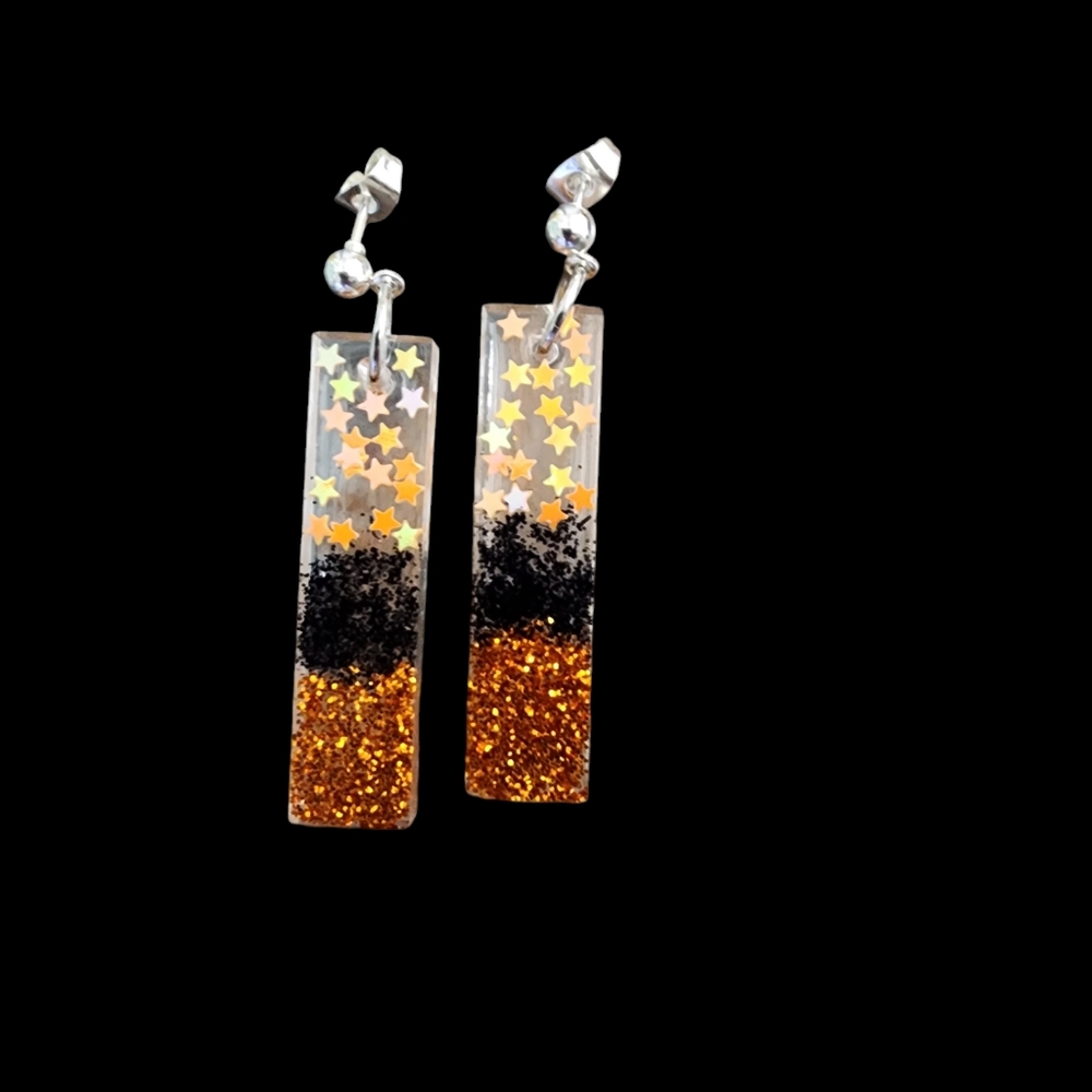 Falling for October Handmade Resin Earrings